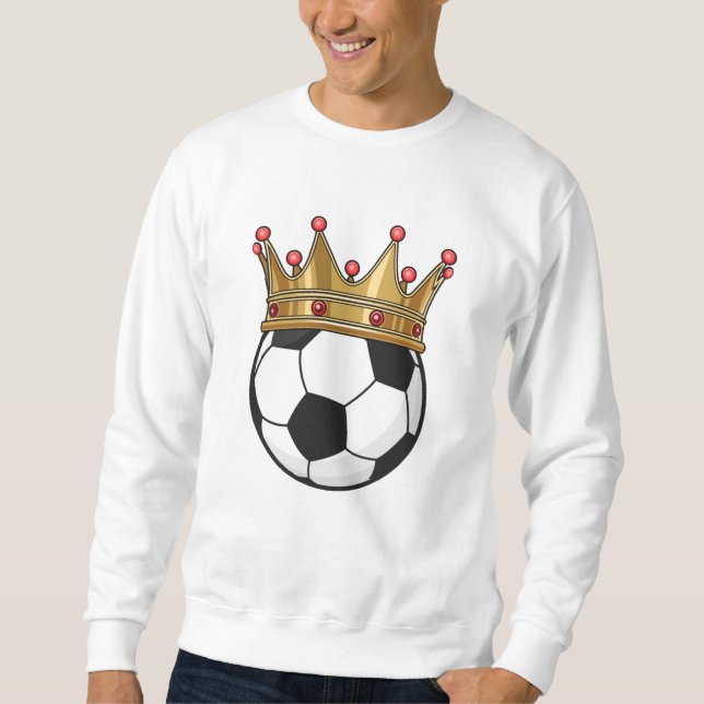 Sudadera Rey de la Corona de Fútbol (Anverso)