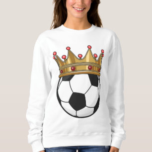 Sudadera Rey de la Corona de Fútbol