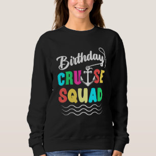 Sudadera Rey de la cuadrilla del crucero de cumpleaños Coro