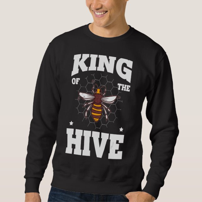 Sudadera Rey De La Cueva Abeja Abeja Miel 1 (Anverso)