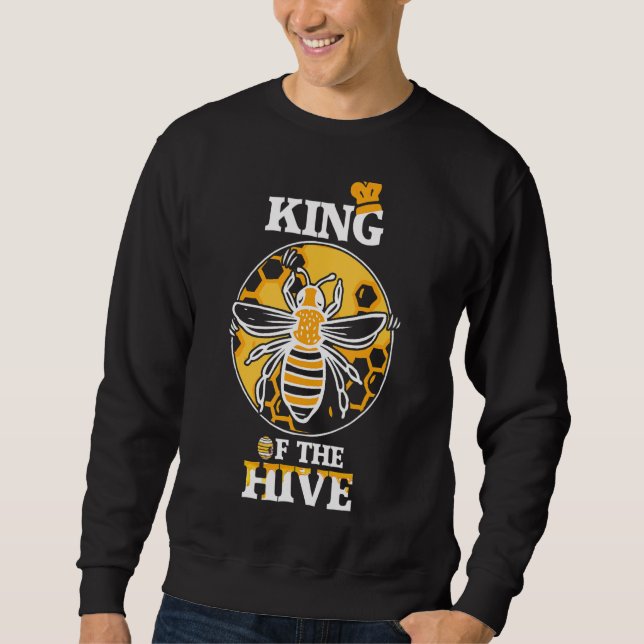 Sudadera Rey De La Cueva Abeja Miel 3 (Anverso)