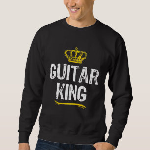 Sudadera Rey de la guitarra hombres niños jugador baterista