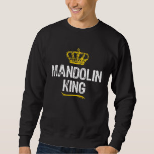Sudadera Rey de la mandolina hombres chicos jugador Cool