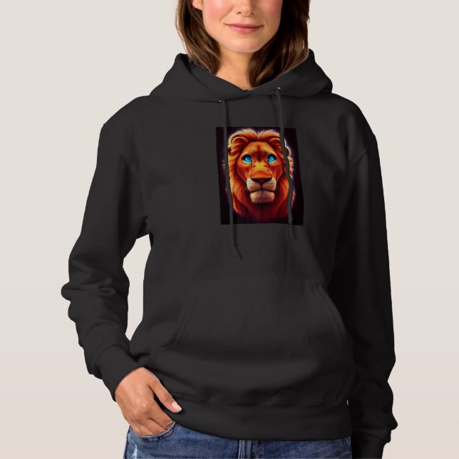 Sudadera Rey De La Selva En África León Regal (Anverso)