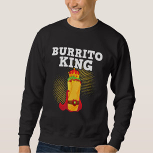 Sudadera Rey de los burritos  Tortilla Cocina Mexicana Comi