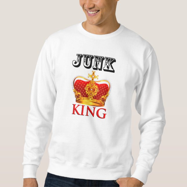 Sudadera Rey de los desperdicios (Anverso)
