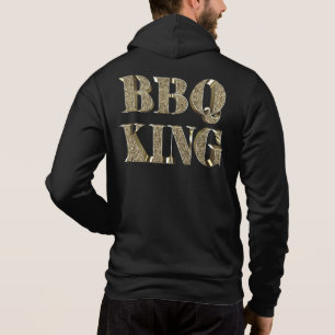 Sudadera rey del Bbq de Bling del oro 3D