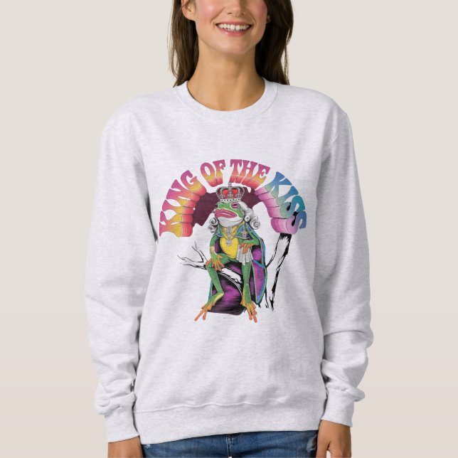 Sudadera Rey del Beso: Arte y arte de rana de árbol fotorea (Anverso)