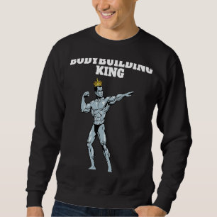 Sudadera Rey del culturismo Hombres culturismo Culturista