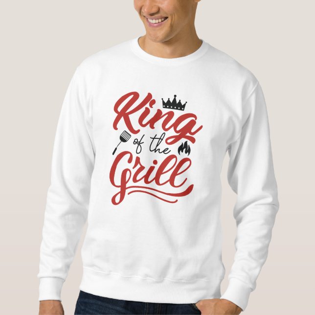 Sudadera Rey Del Grill (Anverso)