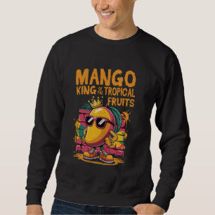 Sudadera Rey del Mango Divertido Fruta Tropical Arte Callej
