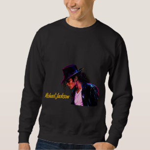 Sudadera Rey del Pop Diseño de Tributo Retro Leyenda de Moo