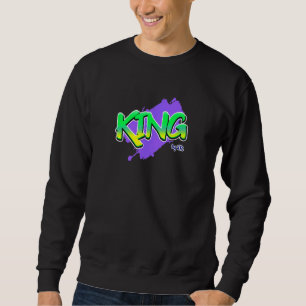 Sudadera Rey Jefe Hombre Afro Negro Propietario Real Papá G