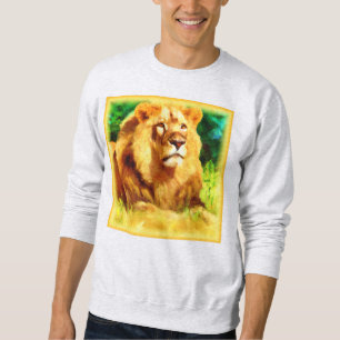Sudadera Rey León En El Bosque. ¡Hazte con una en Zazzle