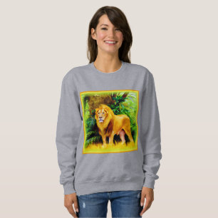Sudadera Rey León En La Selva. ¡Hazte con una en Zazzle