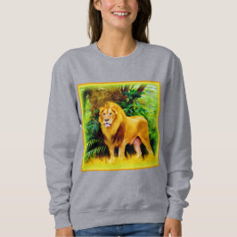 Sudadera Rey León En La Selva. ¡Hazte con una en Zazzle