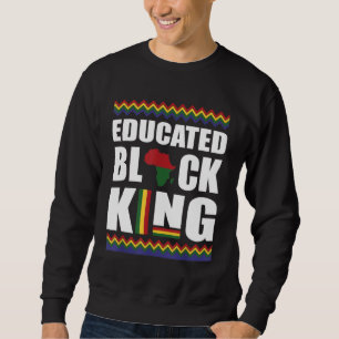 Sudadera Rey negro educado Mes de Historia Negra