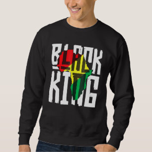Sudadera Rey Negro Para Los Niños Hombres Mes de Historia N