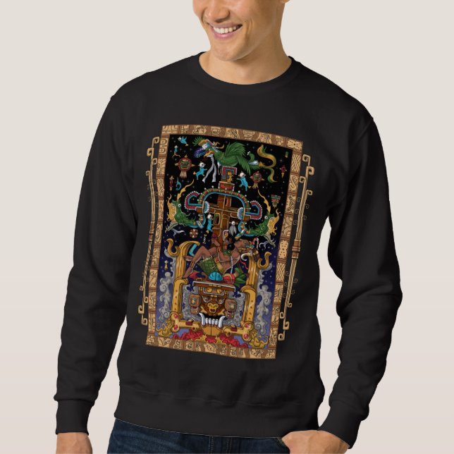 Sudadera Rey Pakal, astronauta maya (Anverso)