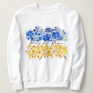 Sudadera Reza por la Paz & Paz en Ucrania & Acuarelas.