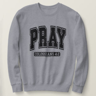 Sudadera Rezar Fe Cristiana