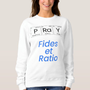 Sudadera Rezar: Fides y proporción