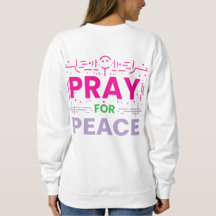 Sudadera Rezar por la paz