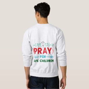 Sudadera Rezar por niños seguros