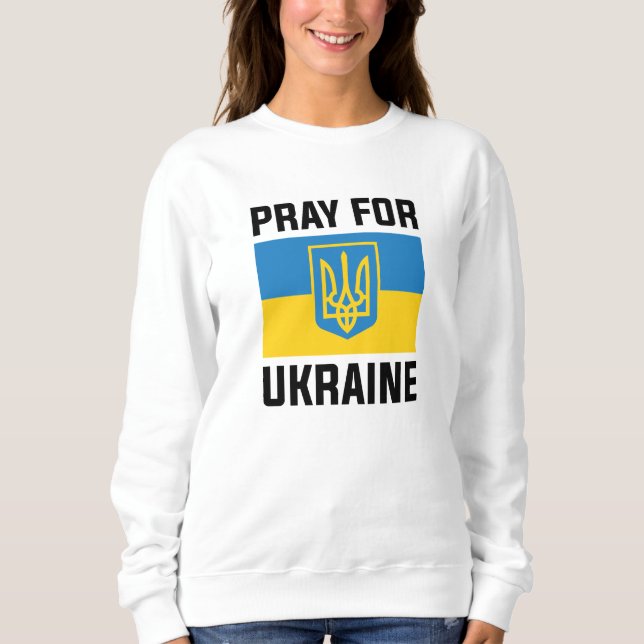 Sudadera Rezar por Ucrania (Anverso)