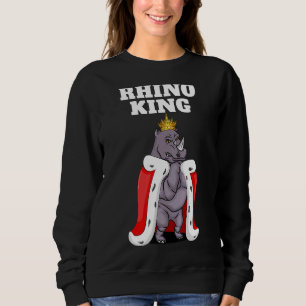 Sudadera Rhino King Boys Rhino Mens Rhinoceros