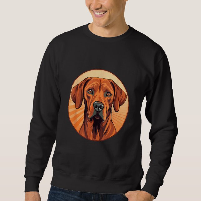 Sudadera Rhodesian Ridgeback Dog Cute Dog Breed 1 (Anverso)