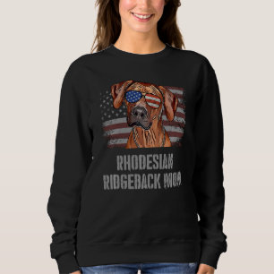 Sudadera Rhodesian Ridgeback Mejor Madre De Perro Eeuu Esta