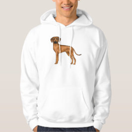 Sudadera Rhodesian Ridgeback Personalizado Brown Diseño de 