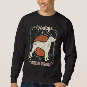 Sudadera Rhodesian Ridgeback Vintage Retro Clásico Amor Per