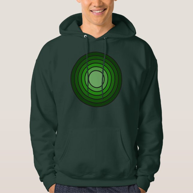 Sudadera Rholmn (Verde Combinado) (Anverso)