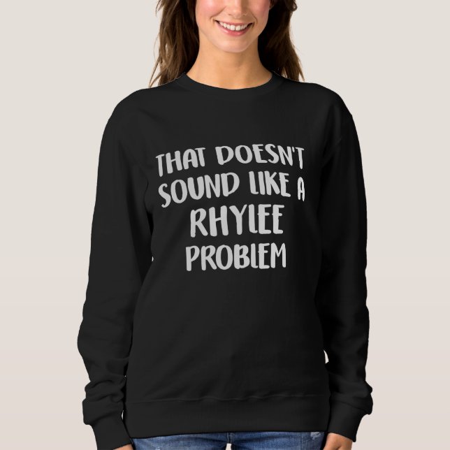 Sudadera Rhylee Personalized Cute Flower Chicas Rhylee Nomb (Anverso)