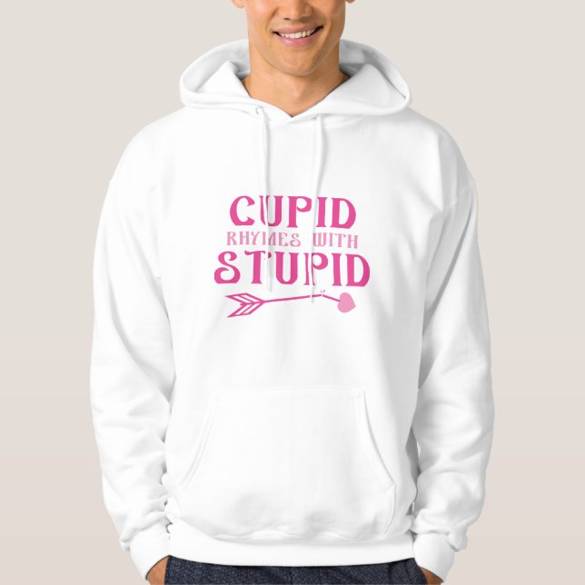 Sudadera Rhymes Cupido Con Estúpido (Anverso)