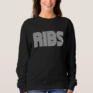 Sudadera Ribs Food Retro 70 años 80