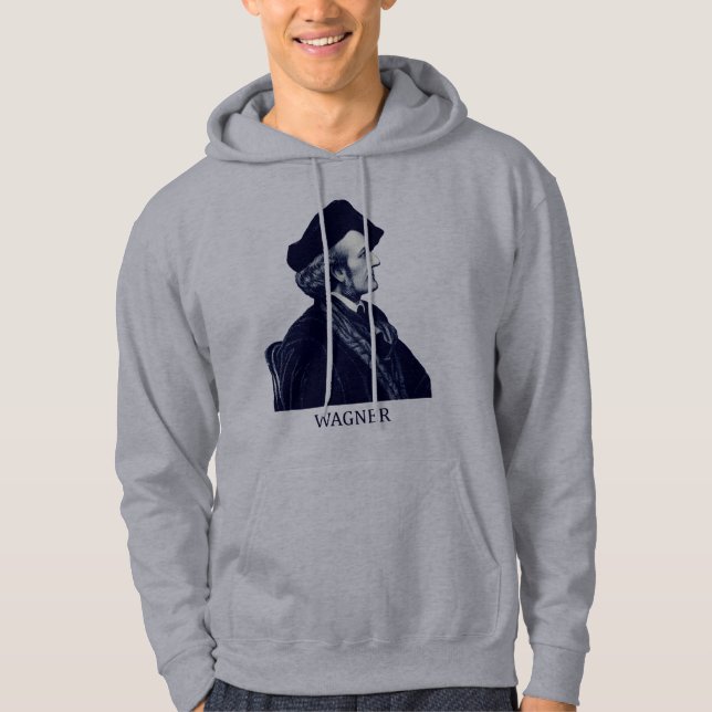 Sudadera Richard Wagner, azul (Anverso)
