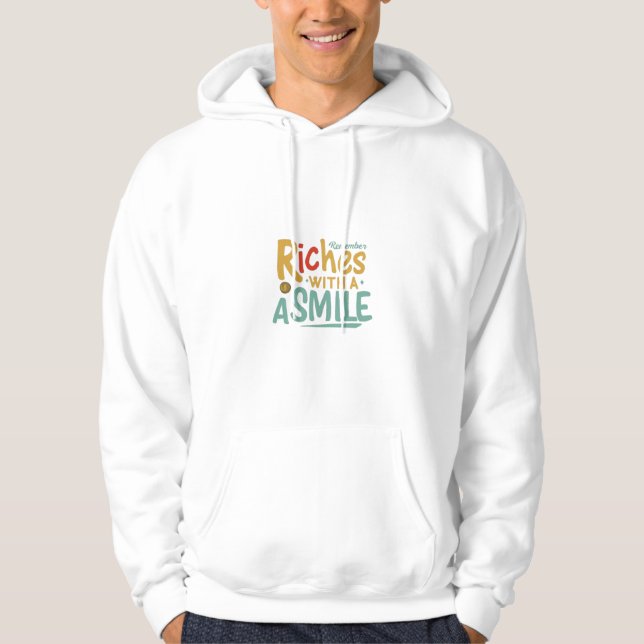 Sudadera Riches con sonrisa (Anverso)