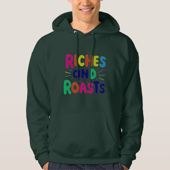 Sudadera "Riches y asados" (Anverso)