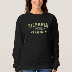 Sudadera Richmond Virginia 1737 Va American Richmonder Usa