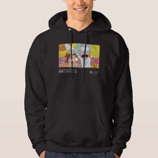 Sudadera Rick Abriendo gráfico de citas de Morty (Anverso)