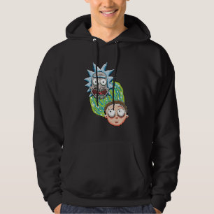 Sudadera RICK AND MORTY™   Gráfica del portal de píxele
