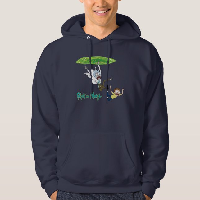 Sudadera RICK AND MORTY™ | Salir Del Portal (Anverso)