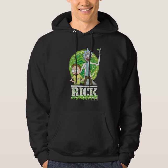 Sudadera RICK AND MORTY™ | Splash verde (Anverso)