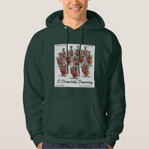 Sudadera Rick London Divertido Cómic "12 Baquetas Tocando"