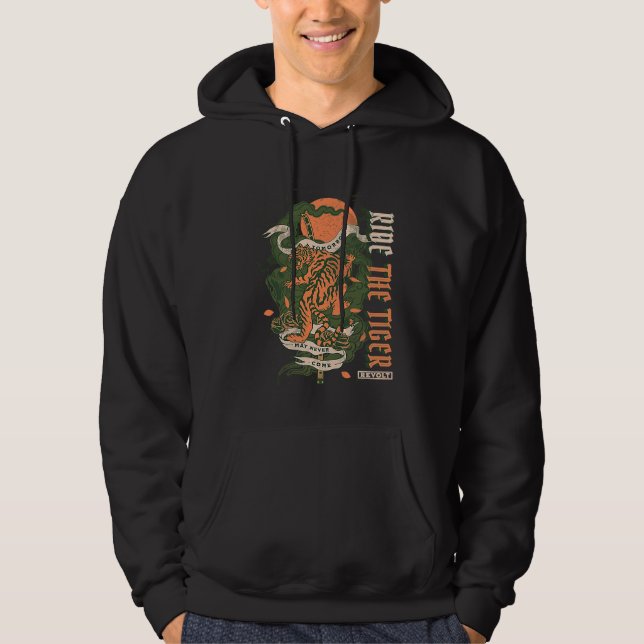 Sudadera Ride the Tiger Jullius Evola Revolt Against the Mo (Anverso)