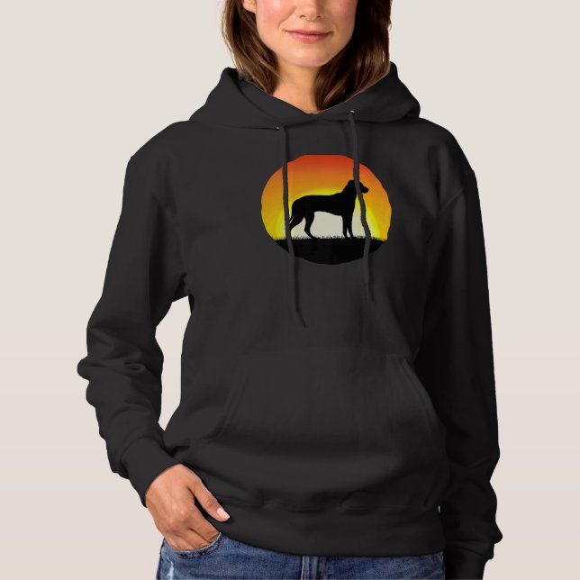 Sudadera Ridgeback Retro de Perro Rodesiano 10 (Anverso)