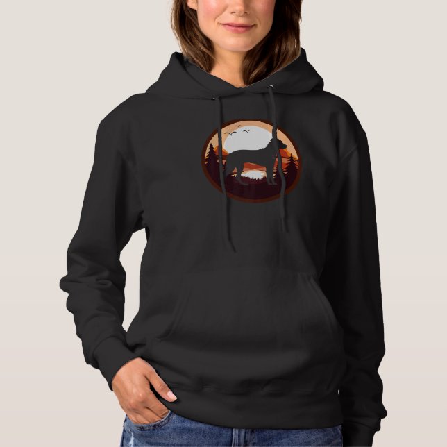 Sudadera Ridgeback Rhodesia Dog Retro 2 (Anverso)